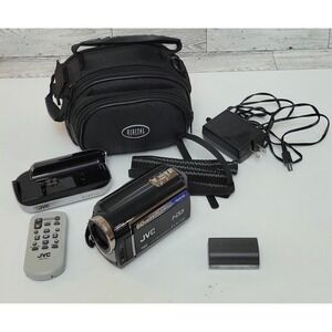 JVC Everio GZ-MG365BU 60GB HD Camcorder 2 Batteries+AC Adapter+Charger WORKS!